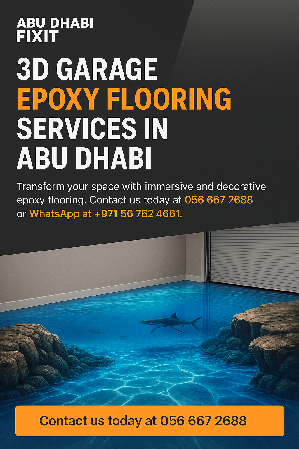 3D Garage Epoxy Flooring Services in Abu Dhabi