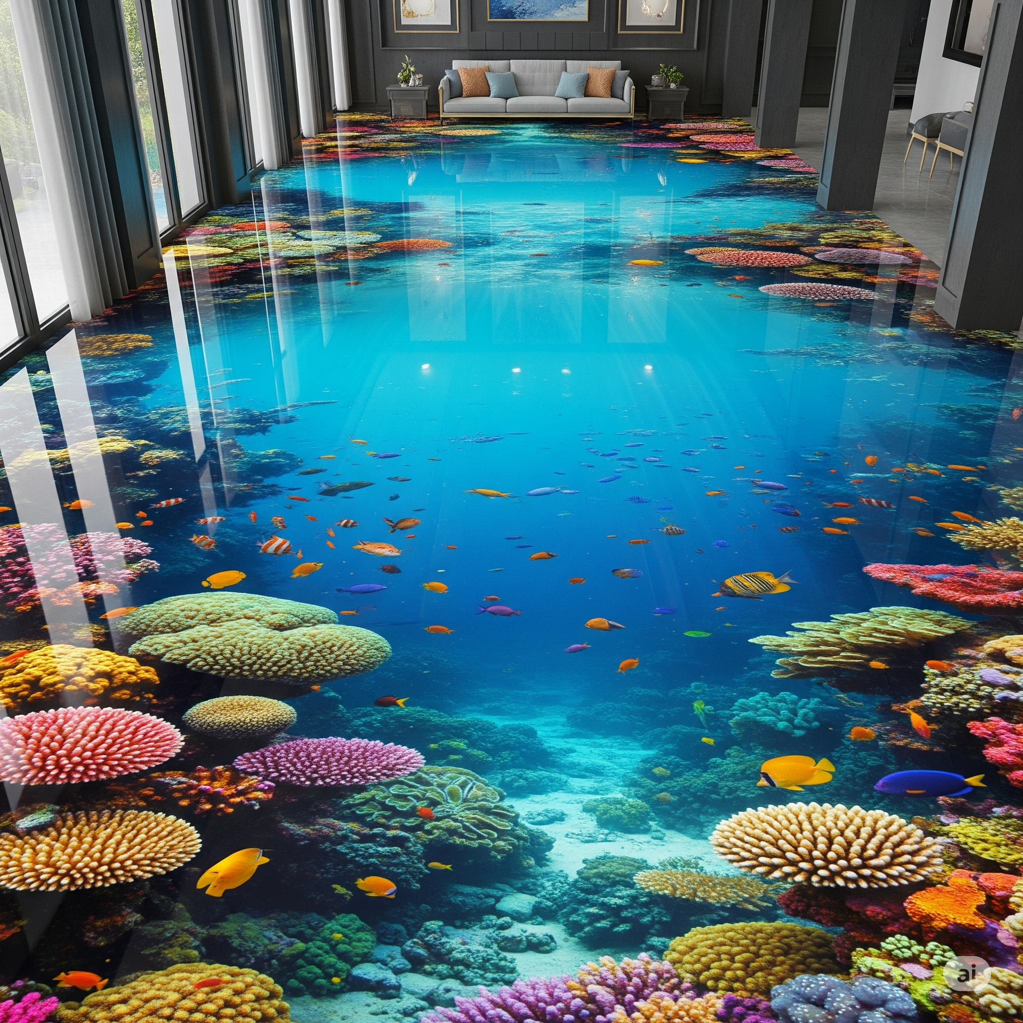 3D Epoxy Flooring Near Me Abu Dhabi